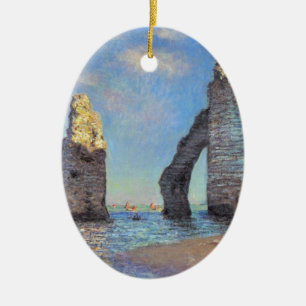 Claude Monet //die Klippen bei Etretat Keramik Ornament