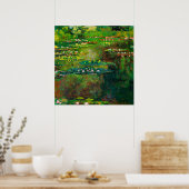 Claude Monet Die Lilies Poster (Küche)