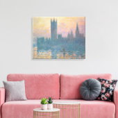 Claude Monet | Die Parlamentshäuser, Sunset Leinwanddruck (Insitu (Wohnzimmer))