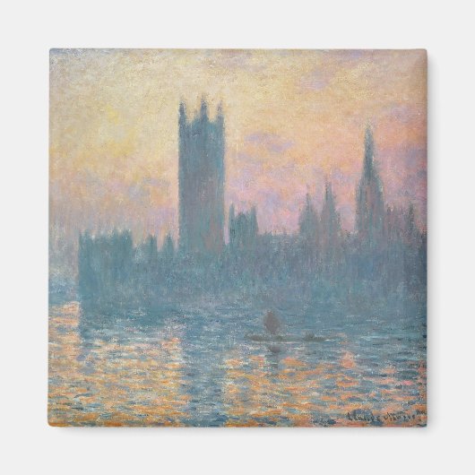 Claude Monet | Die Parlamentshäuser, Sunset Magnet (Vorne)