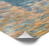 Claude Monet | Die Parlamentshäuser, Sunset Poster (Ecke)