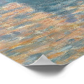 Claude Monet | Die Parlamentshäuser, Sunset Poster (Ecke)