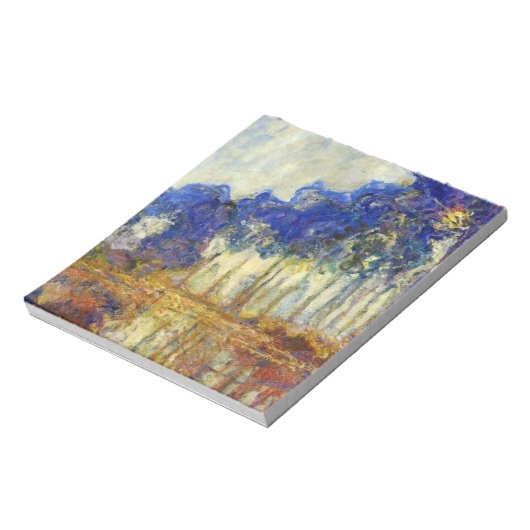 Claude Monet - Die Poplars im Herbst Notizblock (Rotiert)