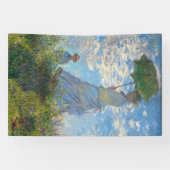 Claude Monet - Die Promenade, Frau mit Sonnenschir Banner (Horizontal)