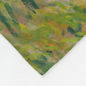 Claude Monet - Die Promenade, Frau mit Sonnenschir Fleecedecke (Ecke)