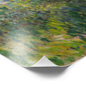 Claude Monet - Die Promenade, Frau mit Sonnenschir Fotodruck (Ecke)