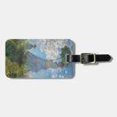 Claude Monet - Die Promenade, Frau mit Sonnenschir Gepäckanhänger (Vorderseite horizontal)