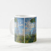Claude Monet - Die Promenade, Frau mit Sonnenschir Kaffeetasse (Vorderseite Links)