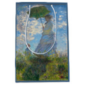 Claude Monet - Die Promenade, Frau mit Sonnenschir Mittlere Geschenktüte (Vorderseite)