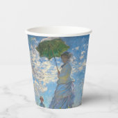 Claude Monet - Die Promenade, Frau mit Sonnenschir Pappbecher (Vorderseite)