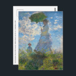 Claude Monet - Die Promenade, Frau mit Sonnenschir Postkarte<br><div class="desc">Die Promenade,  Frau mit einem Parasol / Madame Monet und ihr Sohn / La Promenade / La Femme a l'ombrelle - Claude Monet,  1875</div>