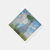 Claude Monet - Die Promenade, Frau mit Sonnenschir Serviette (Ecke)