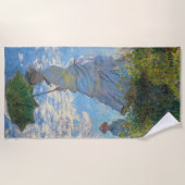 Claude Monet - Die Promenade, Frau mit Sonnenschir Strandtuch (Vorderseite)