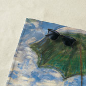 Claude Monet - Die Promenade, Frau mit Sonnenschir Strandtuch (Beispiel)