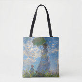 Claude Monet - Die Promenade, Frau mit Sonnenschir Tasche (Vorderseite)