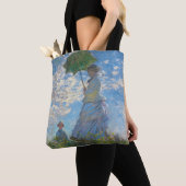 Claude Monet - Die Promenade, Frau mit Sonnenschir Tasche (Von Nahem)