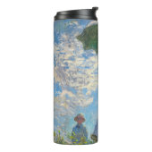 Claude Monet - Die Promenade, Frau mit Sonnenschir Thermosbecher (Nach links gedreht)