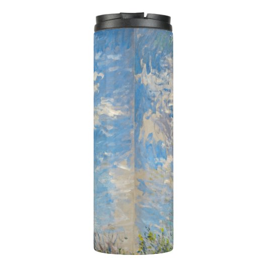 Claude Monet - Die Promenade, Frau mit Sonnenschir Thermosbecher (Rückseite)