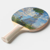 Claude Monet - Die Promenade, Frau mit Sonnenschir Tischtennis Schläger (Vorderseite)