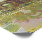 Claude Monet - Die Rose - Giverny 1913 Poster (Ecke)