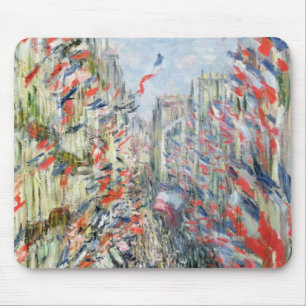 Claude Monet   die Rue Montorgueil, Paris Mousepad