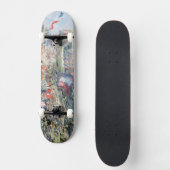 Claude Monet | die Rue Montorgueil, Paris Skateboard (Vorderseite)