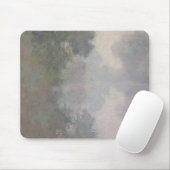 Claude Monet | die Seine bei Giverny, Morgen-Nebel Mousepad (Mit Mouse)