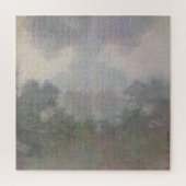 Claude Monet | die Seine bei Giverny, Morgen-Nebel Puzzle (Vertikal)