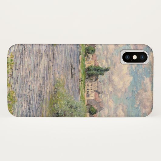 Claude Monet | die Seine bei Lavacourt Case-Mate iPhone Hülle (Rückseite (Horizontal))