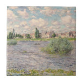 Claude Monet | die Seine bei Lavacourt Fliese (Vorderseite)