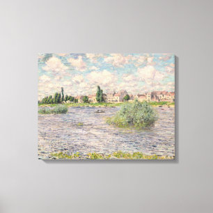 Claude Monet   die Seine bei Lavacourt Leinwanddruck