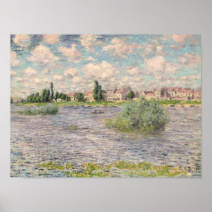 Claude Monet   die Seine bei Lavacourt Poster