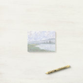 Claude Monet die Seine bei Vétheuil Post-it Klebezettel (Auf Schreibtisch)