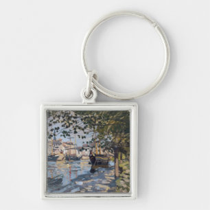 Claude Monet die Seine in Rouen, 1872 Schlüsselanhänger