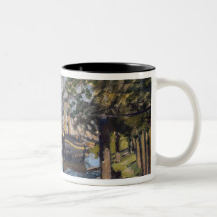 Claude Monet die Seine in Rouen, 1872 Zweifarbige Tasse