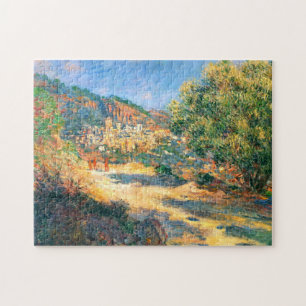 Claude Monet: Die Straße nach Monte Carlo Puzzle
