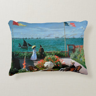 Claude Monet die Terrasse bei Sainte-Adresse, Zierkissen