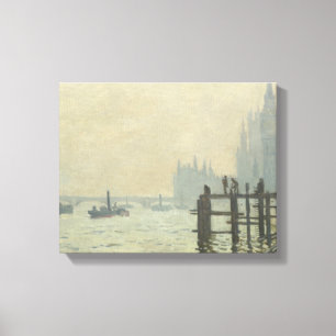 Claude Monet - Die Themse in Westminster Leinwanddruck