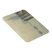 Claude Monet - Die Themse in Westminster Magnet (Rechte Seite)