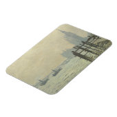 Claude Monet - Die Themse in Westminster Magnet (Linke Seite)