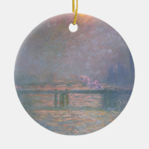 Claude Monet die Themse mit Charing Kreuz Keramik Ornament