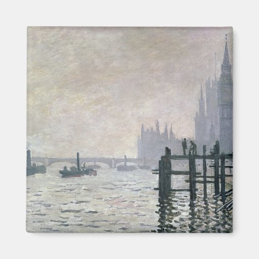 Claude Monet | Die Themse unterhalb von Westminste Magnet (Vorne)
