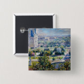 Claude Monet - Die Tuilerien-Gärten Button (Vorne & Hinten)
