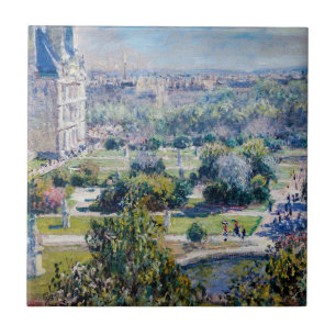 Claude Monet - Die Tuilerien-Gärten Fliese