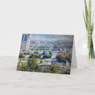 Claude Monet - Die Tuilerien-Gärten Karte
