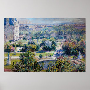 Claude Monet - Die Tuilerien-Gärten Poster