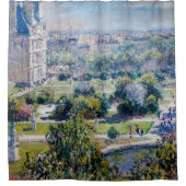 Claude Monet - Die Tuileries Gärten Duschvorhang (Vorderseite)
