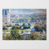 Claude Monet - Die Tuileries Gärten Fensteraufkleber (Blatt)