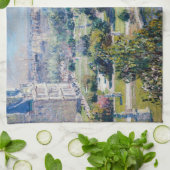 Claude Monet - Die Tuileries Gärten Geschirrtuch (Gefaltet)