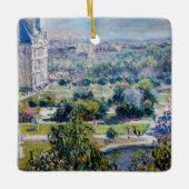 Claude Monet - Die Tuileries Gärten Keramikornament (Vorderseite)